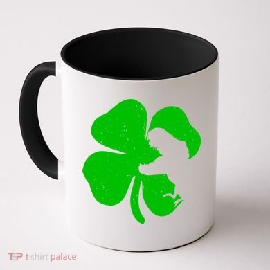 Lucky Clover St Patrick's Dinosaur Coffee Mug