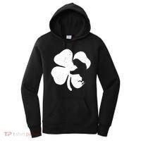 Lucky Clover St Patrick's Dinosaur Women's Hoodie thumb 0