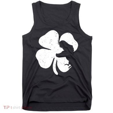 Lucky Clover St Patrick's Dinosaur Tank Top