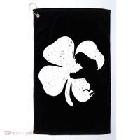 Lucky Clover St Patrick's Dinosaur Golf Towel thumb 0