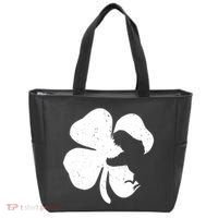Lucky Clover St Patrick's Dinosaur Tote Bag thumb 0