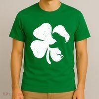 Lucky Clover St Patrick's Dinosaur T-Shirt thumb 3