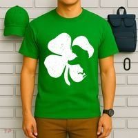 Lucky Clover St Patrick's Dinosaur T-Shirt thumb 6