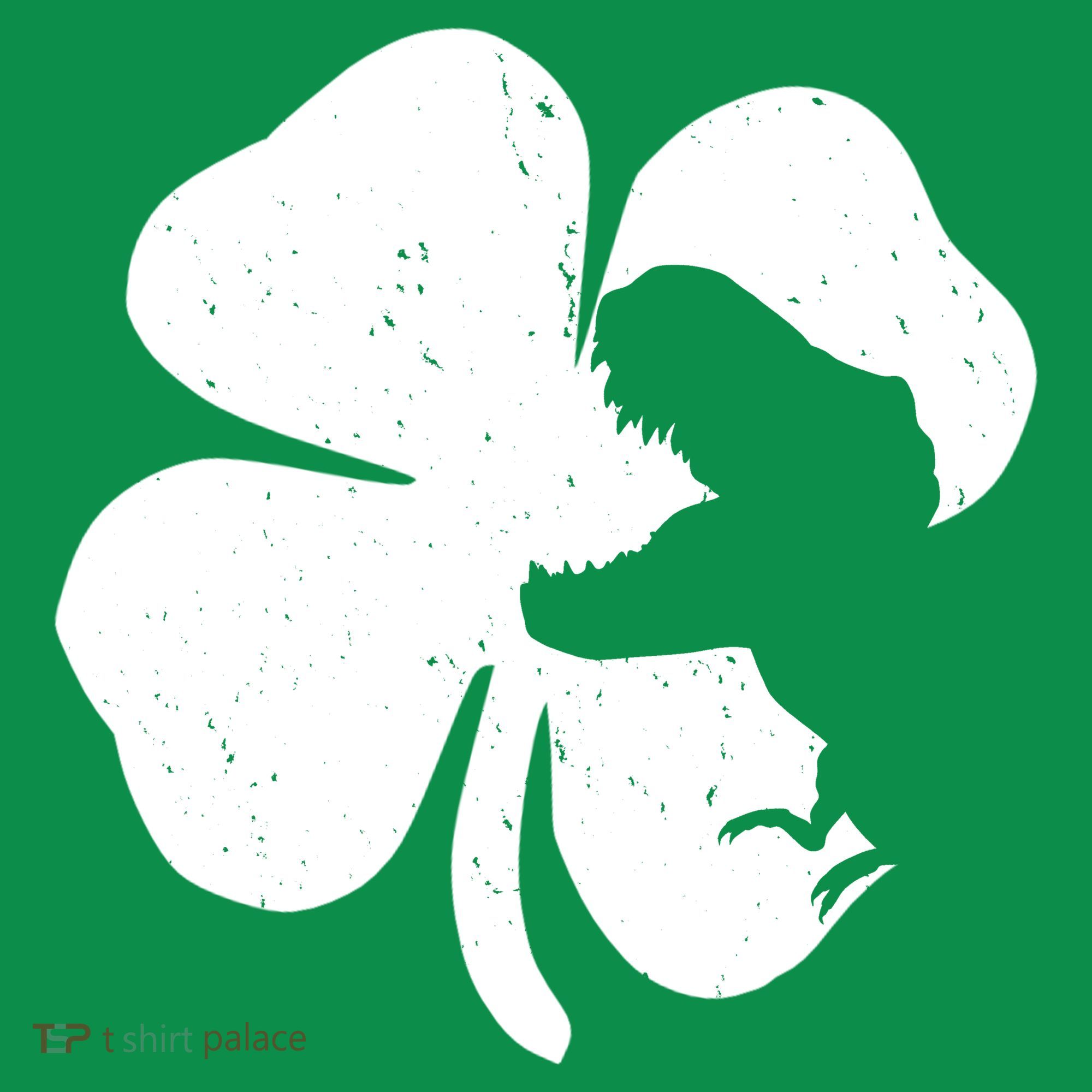 Lucky Clover St Patrick's Dinosaur Baby Bodysuit