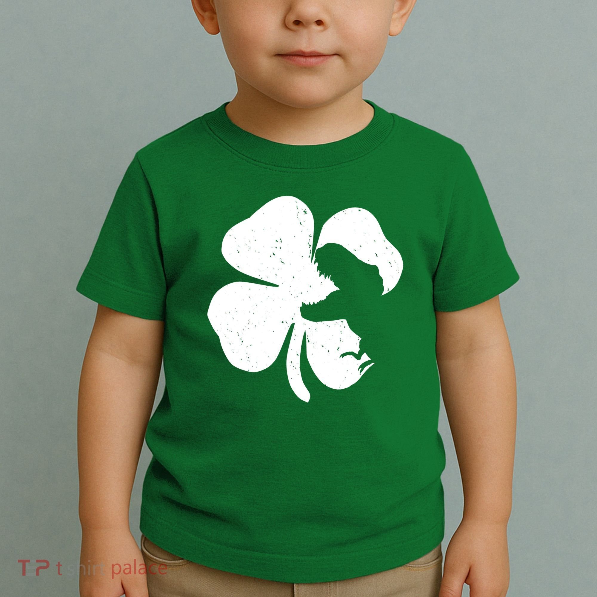 Lucky Clover St Patrick's Dinosaur Toddler T-Shirt