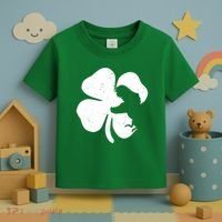 Lucky Clover St Patrick's Dinosaur Toddler T-Shirt thumb 3