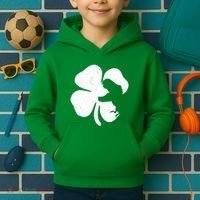 Lucky Clover St Patrick's Dinosaur Kids Hoodie thumb 2