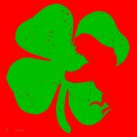 Lucky Clover St Patrick's Dinosaur Santa Hat thumb 1