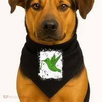Liver Cancer Support Squad Liver Cancer Awareness USA-Made Doggie Bandana thumb 1