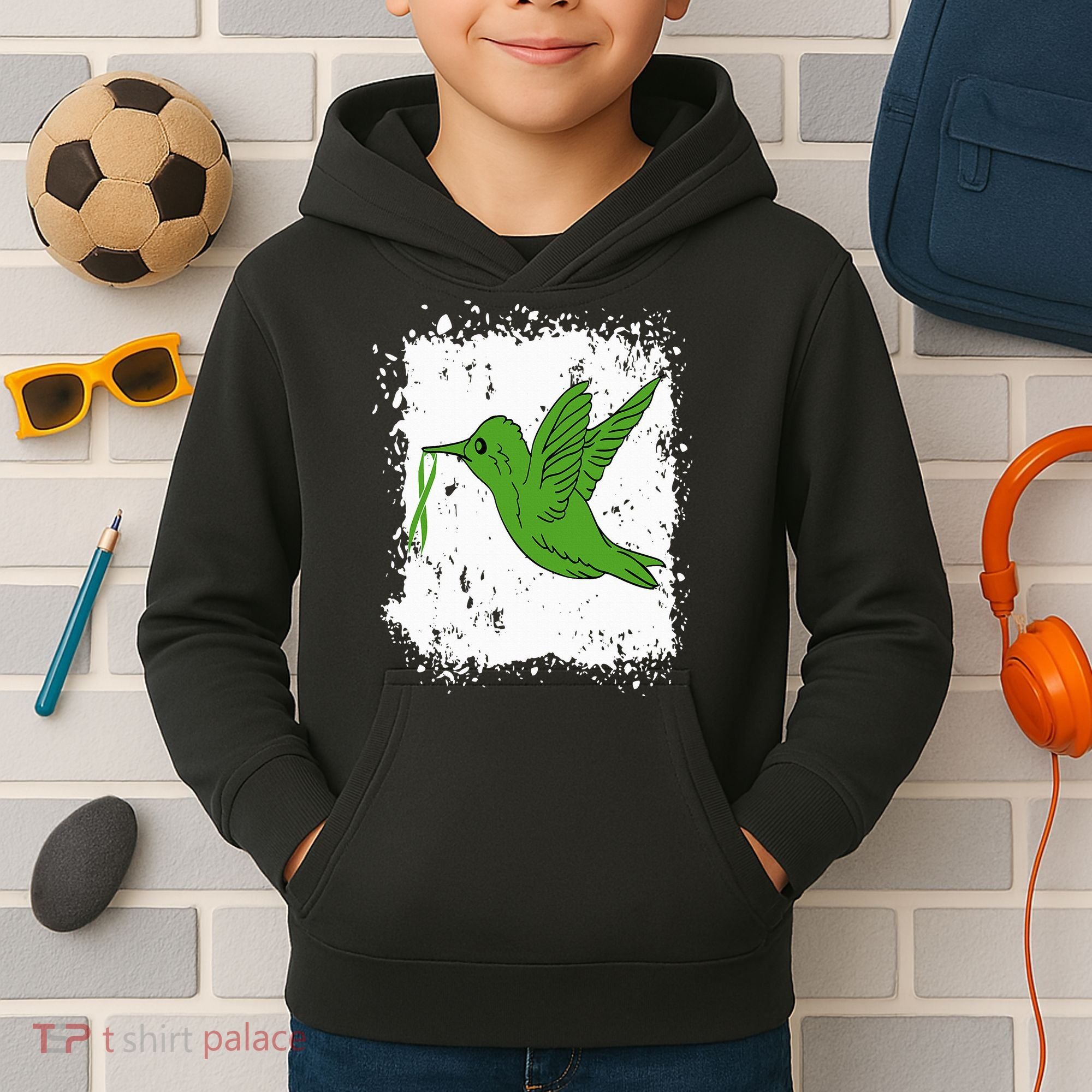 Liver Cancer Support Squad Liver Cancer Awareness Kids Hoodie