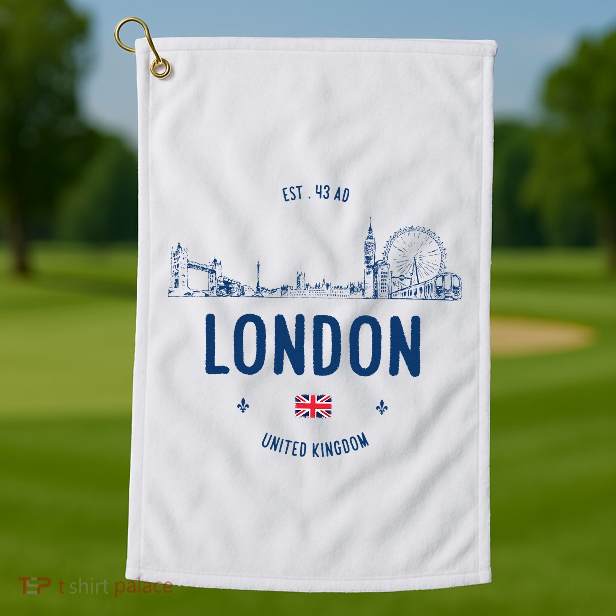 London City Travel Golf Towel