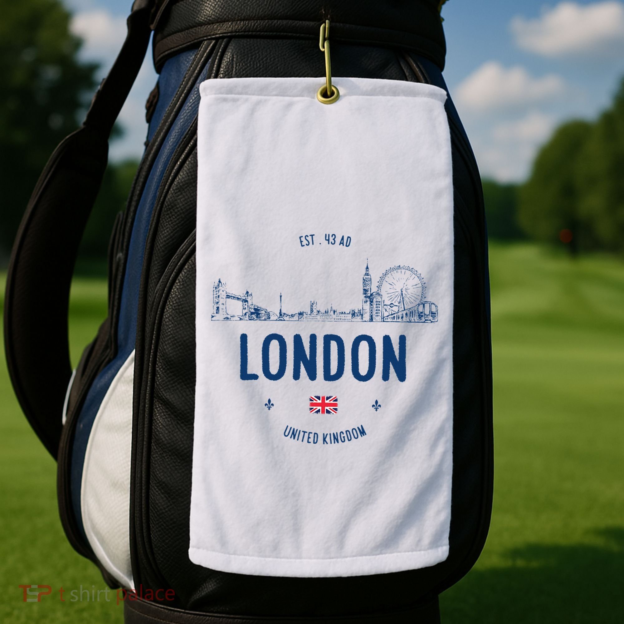 London City Travel Golf Towel