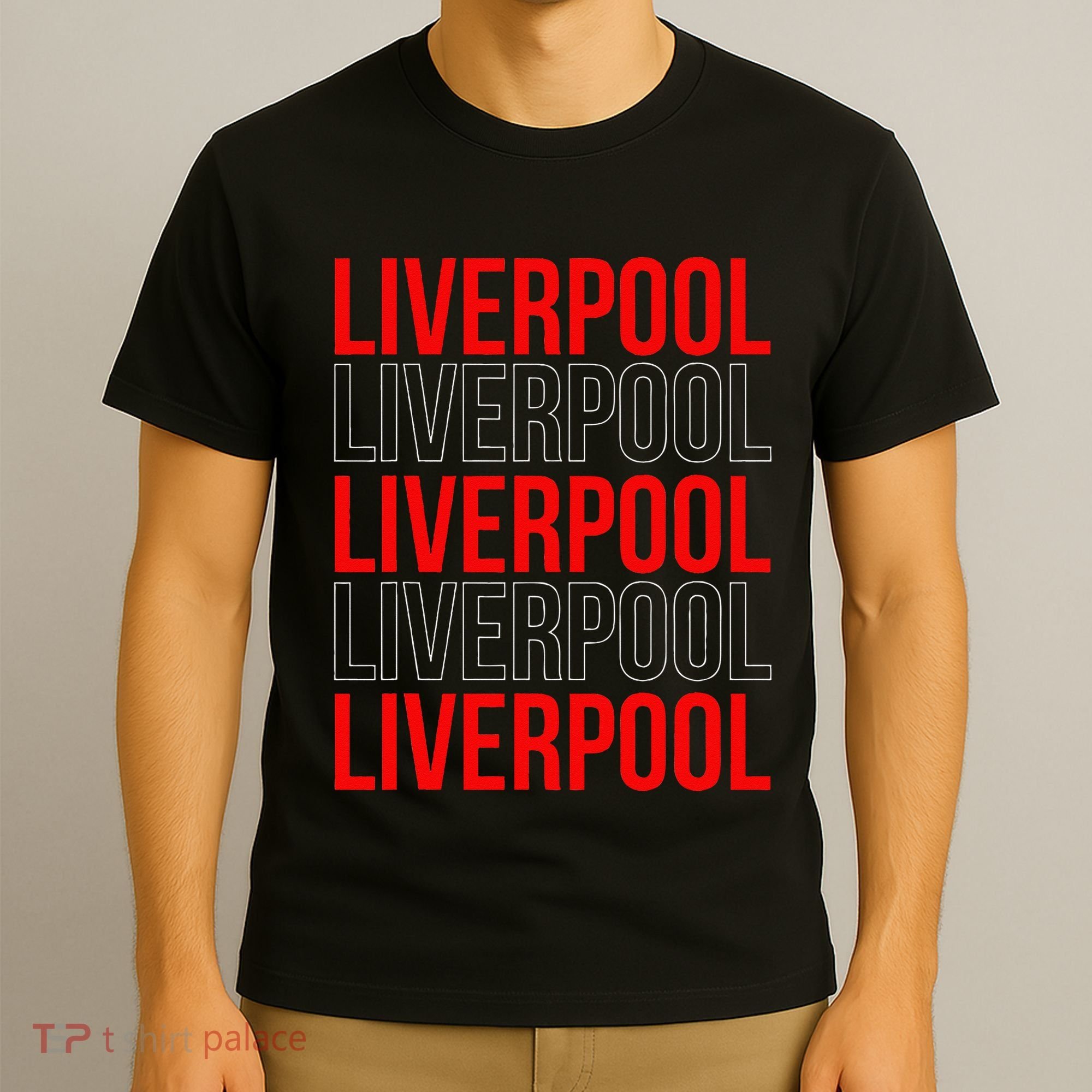 Liverpool City Tourist Souvenir Gift Uk England T-Shirt