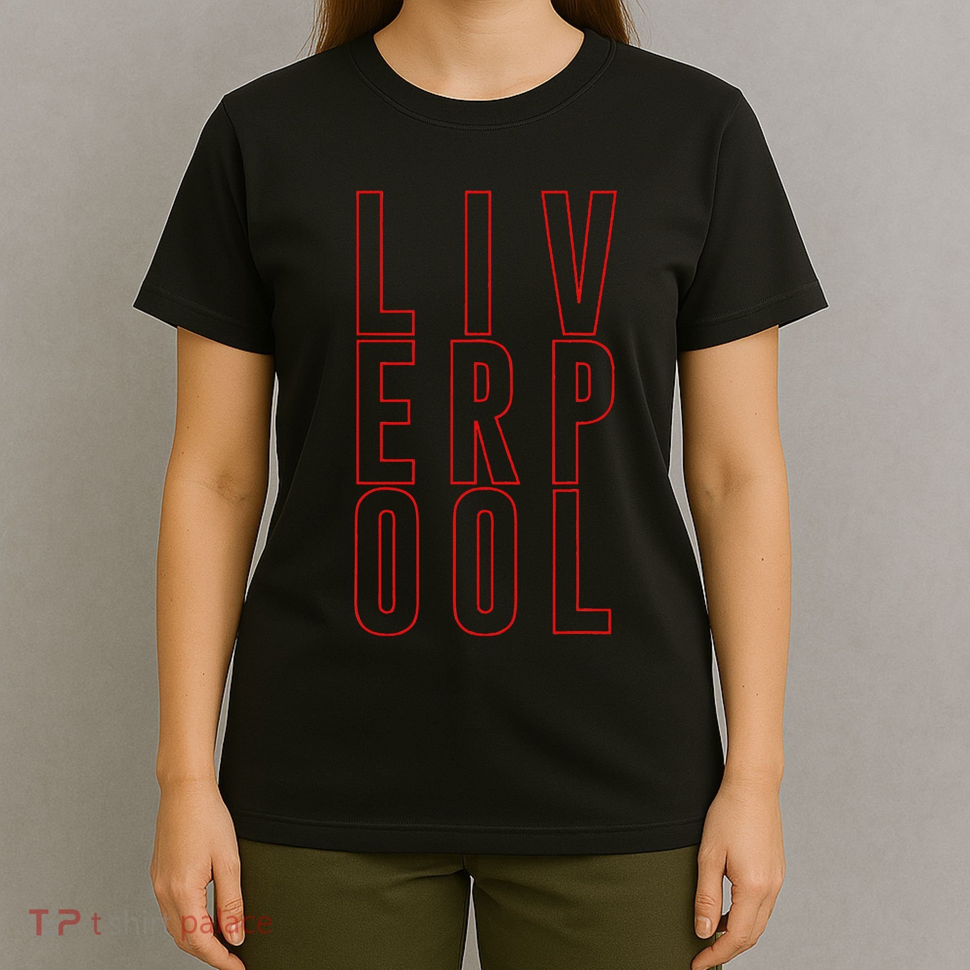 Liverpool City Tourist Souvenir Gift Uk England T-Shirt