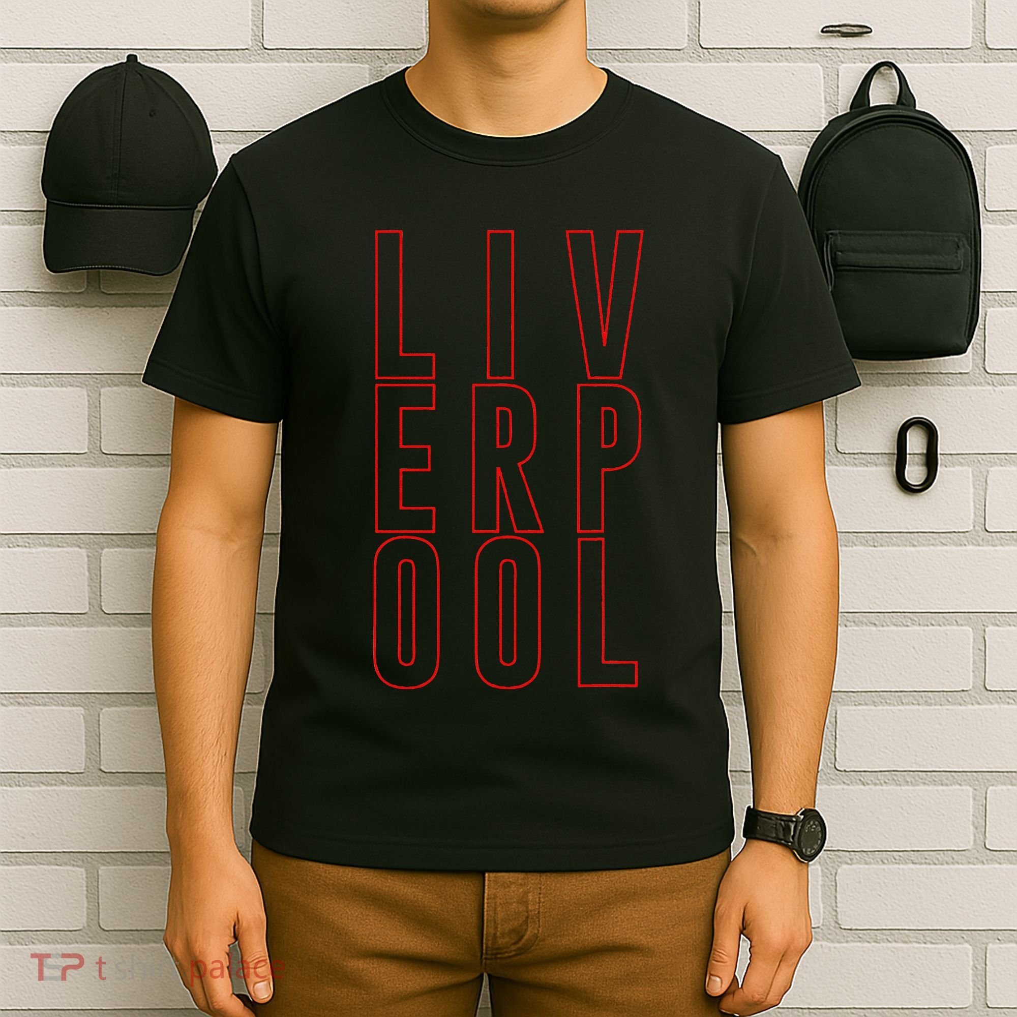 Liverpool City Tourist Souvenir Gift Uk England T-Shirt