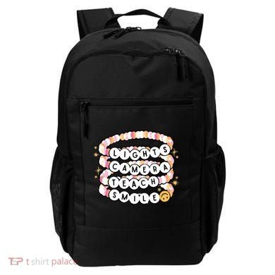 Lights Camera Teach Smile Backpack