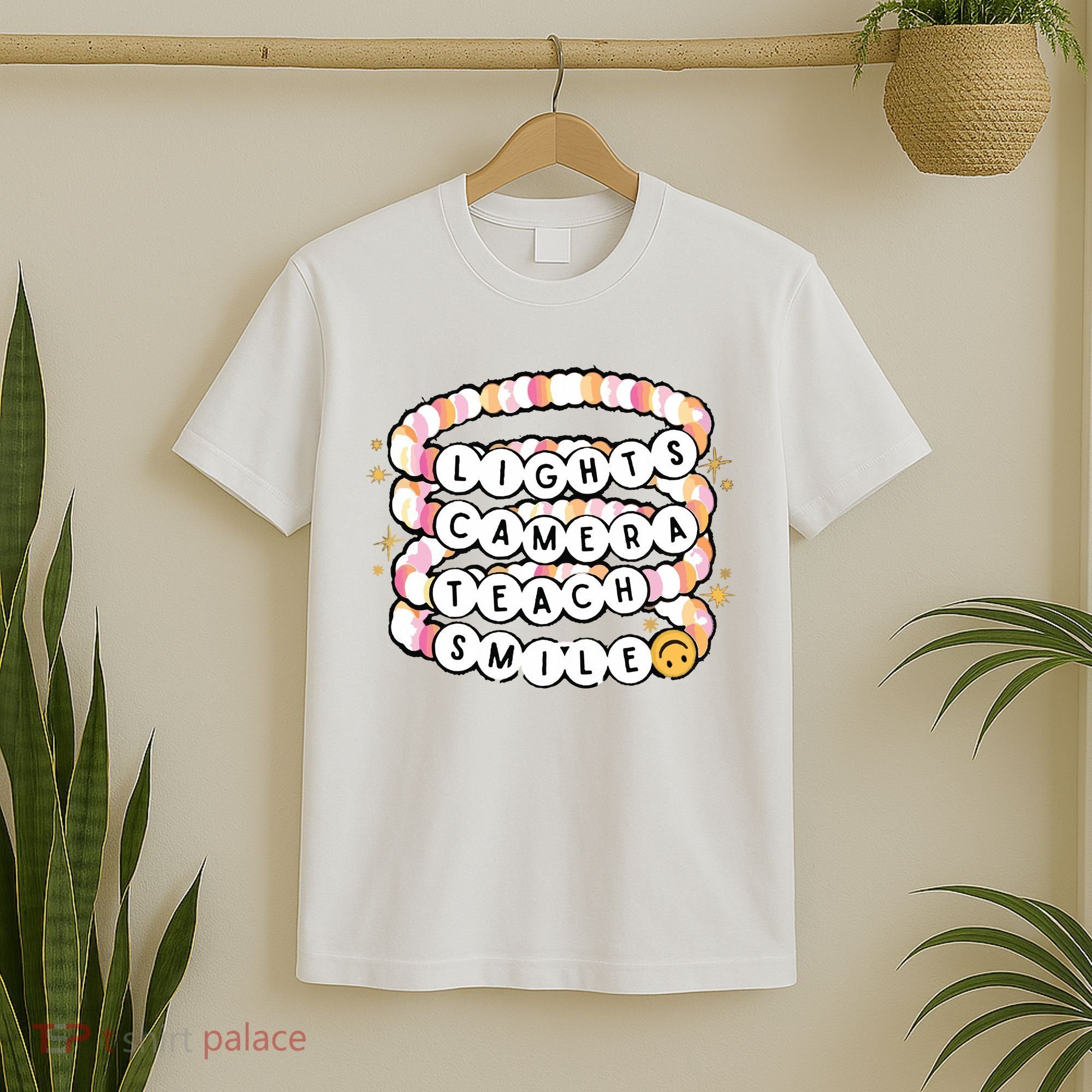 Lights Camera Teach Smile T-Shirt