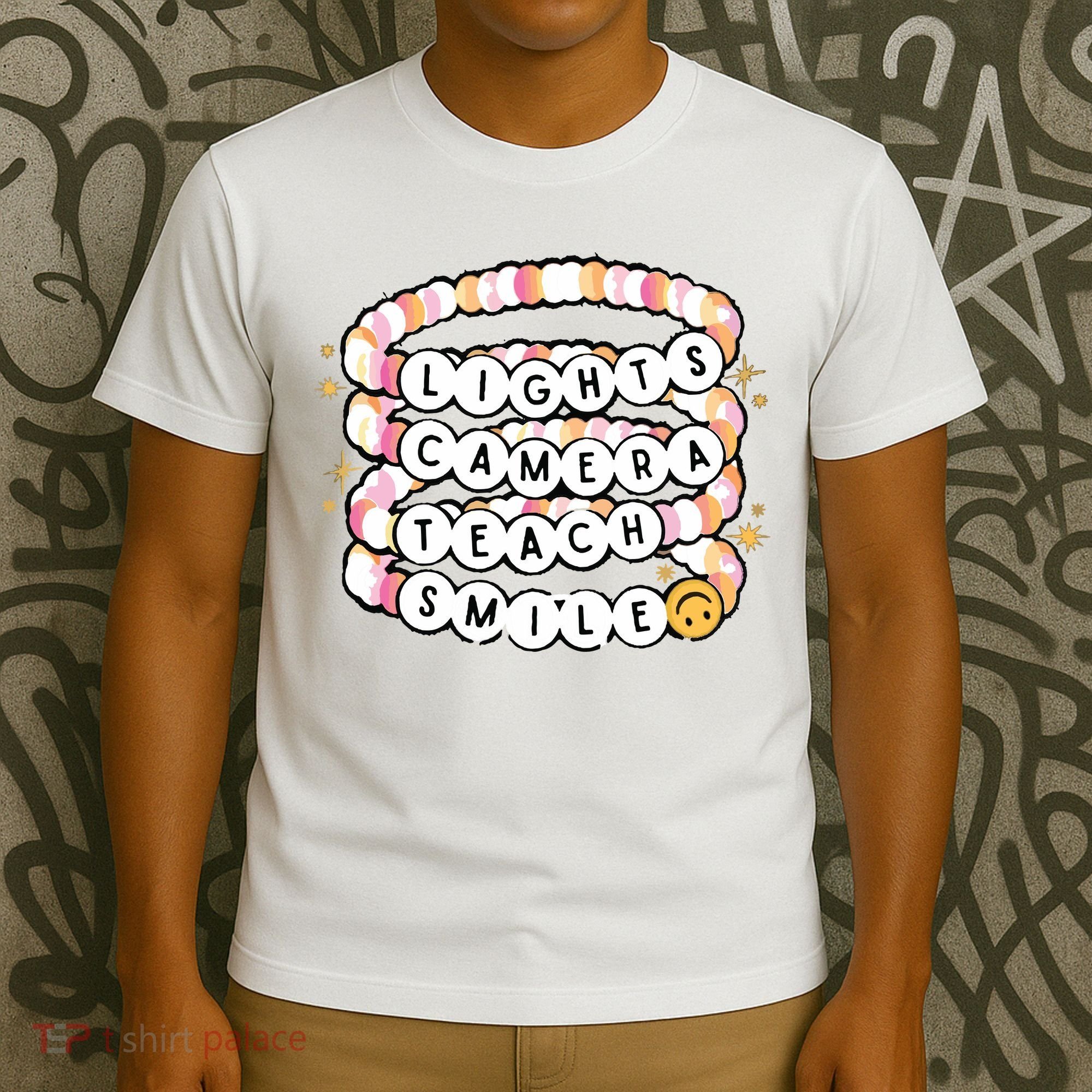 Lights Camera Teach Smile T-Shirt