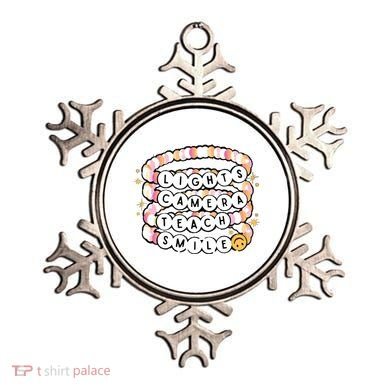 Lights Camera Teach Smile Ornament