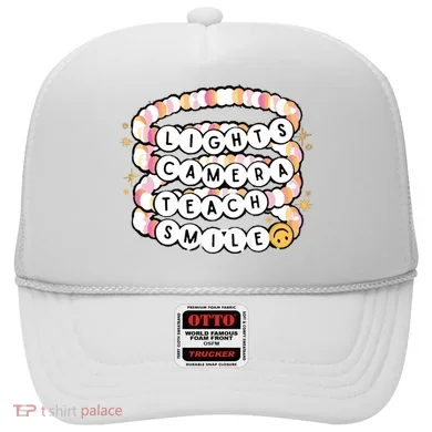 Lights Camera Teach Smile Hat
