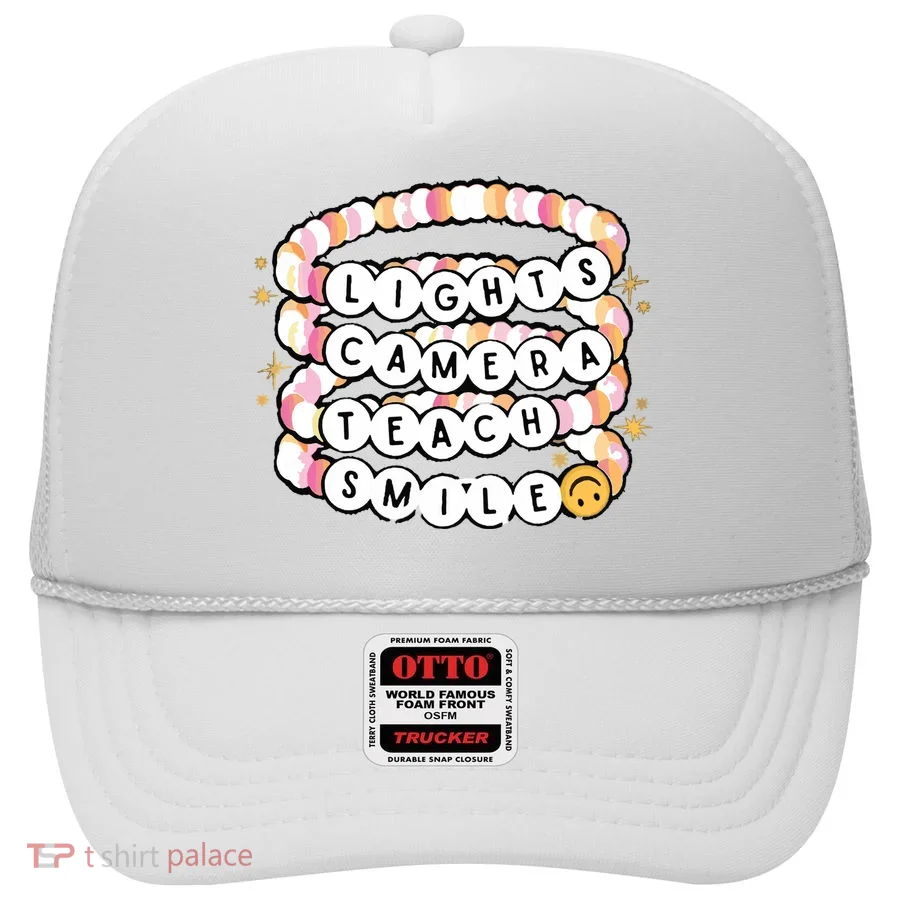 Lights Camera Teach Smile Hat