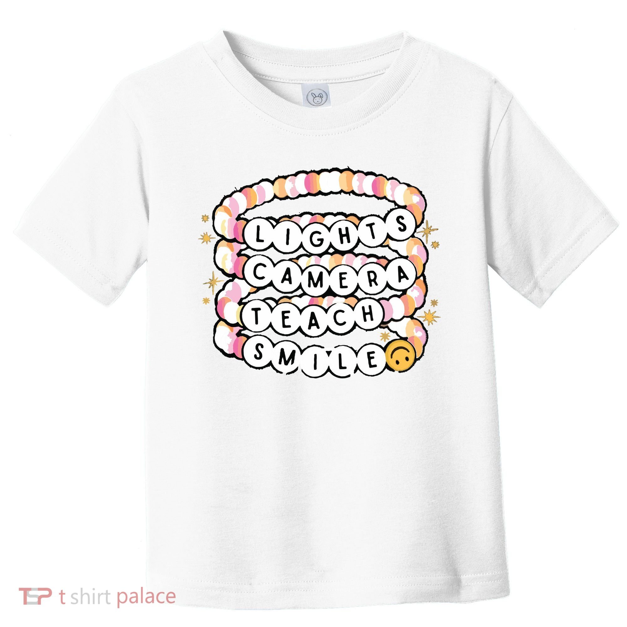 Lights Camera Teach Smile Toddler T-Shirt