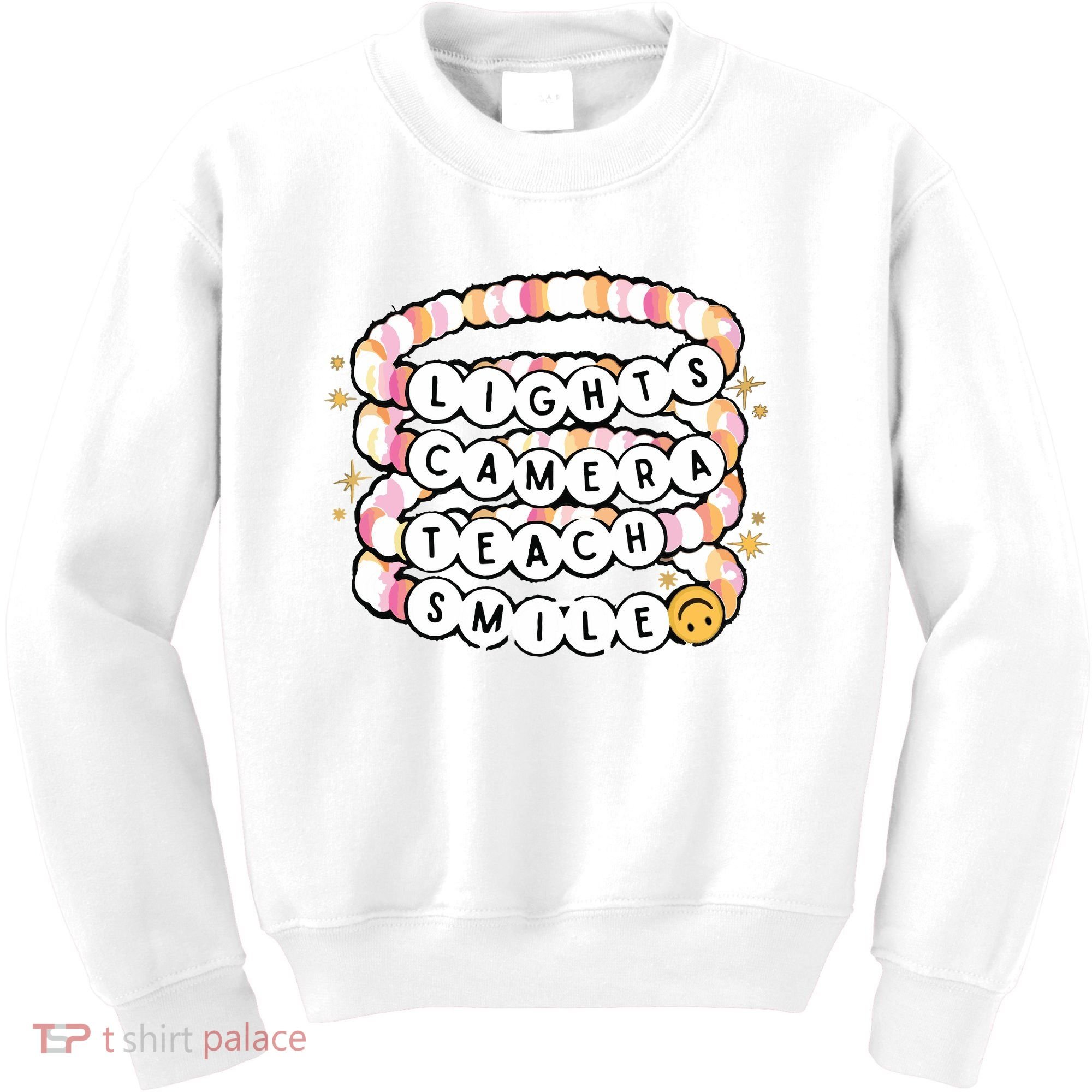 Lights Camera Teach Smile Kids Sweatshirt