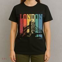 London City Tower Bridge England United Kingdom T-Shirt thumb 4