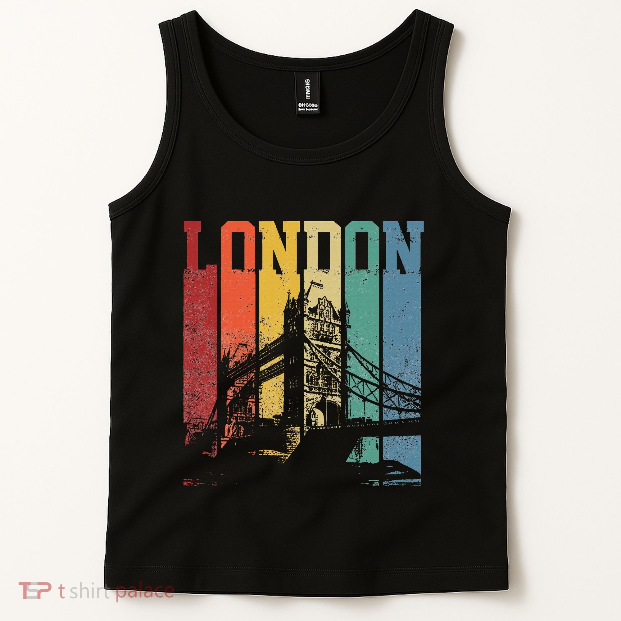 London City Tower Bridge England United Kingdom Tank Top