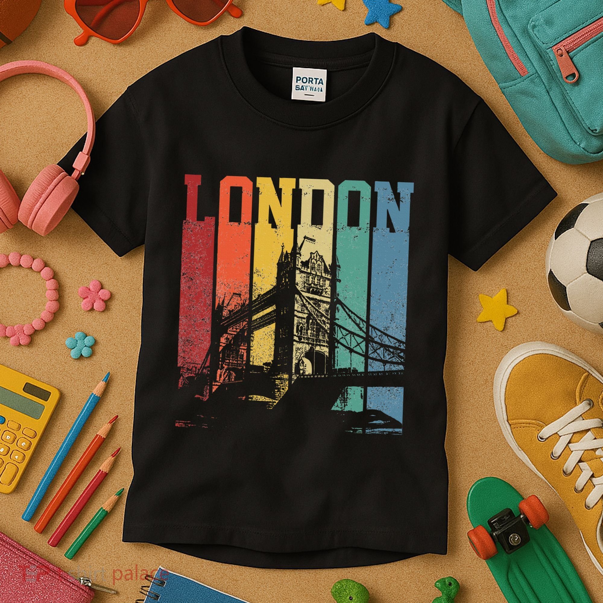London City Tower Bridge England United Kingdom Kids T-Shirt