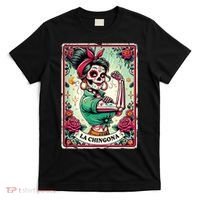 La Chingona Tarot Card Funny Spanish Slang Boss Latina Power T-Shirt thumb 0