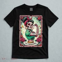 La Chingona Tarot Card Funny Spanish Slang Boss Latina Power T-Shirt thumb 5