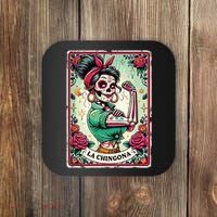 La Chingona Tarot Card Funny Spanish Slang Boss Latina Power Coaster thumb 0