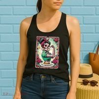 La Chingona Tarot Card Funny Spanish Slang Boss Latina Power Women's Tank Top thumb 2