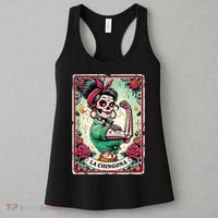 La Chingona Tarot Card Funny Spanish Slang Boss Latina Power Women's Tank Top thumb 3