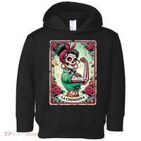 La Chingona Tarot Card Funny Spanish Slang Boss Latina Power Toddler Hoodie thumb 0