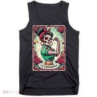 La Chingona Tarot Card Funny Spanish Slang Boss Latina Power Tank Top thumb 0