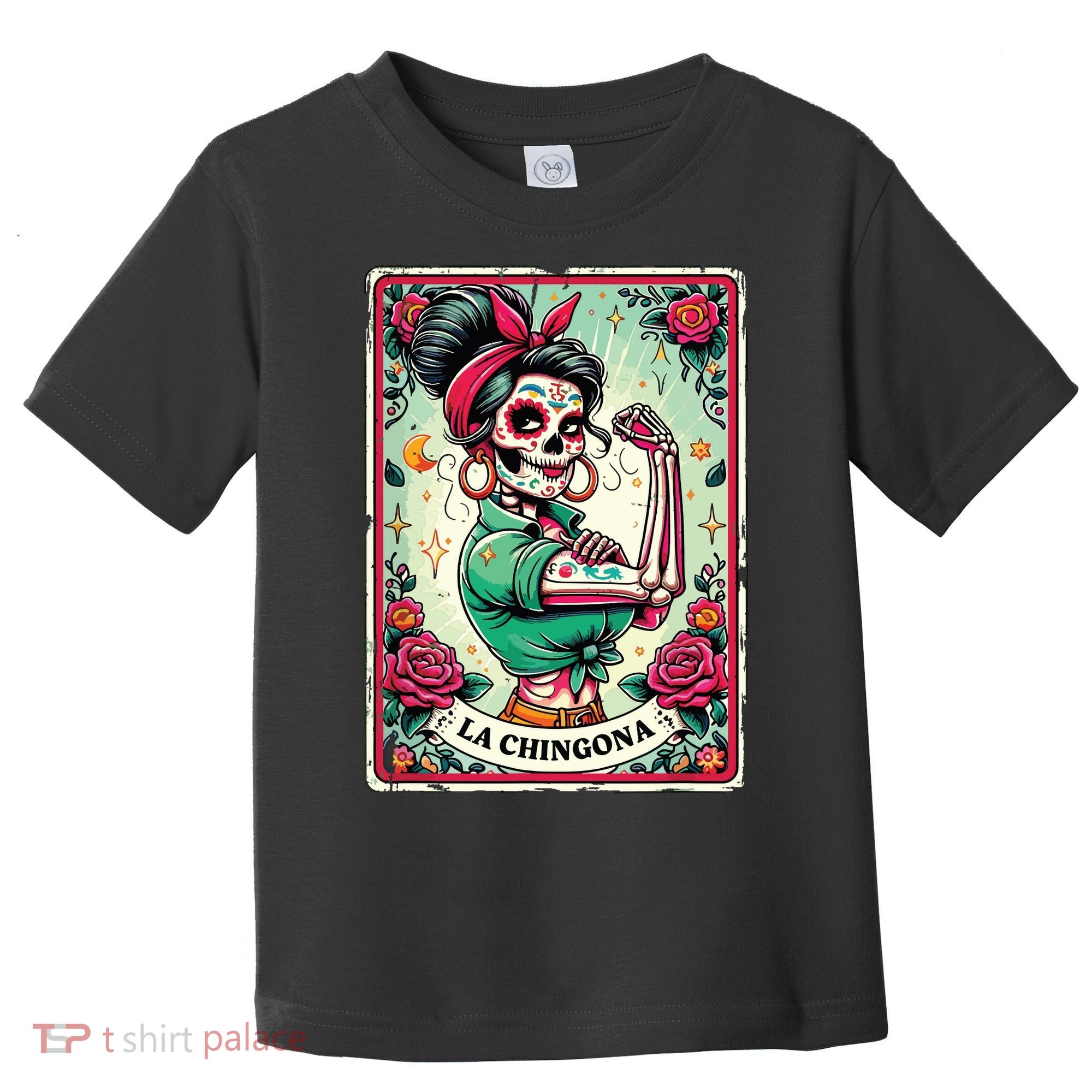 La Chingona Tarot Card Funny Spanish Slang Boss Latina Power Toddler T-Shirt