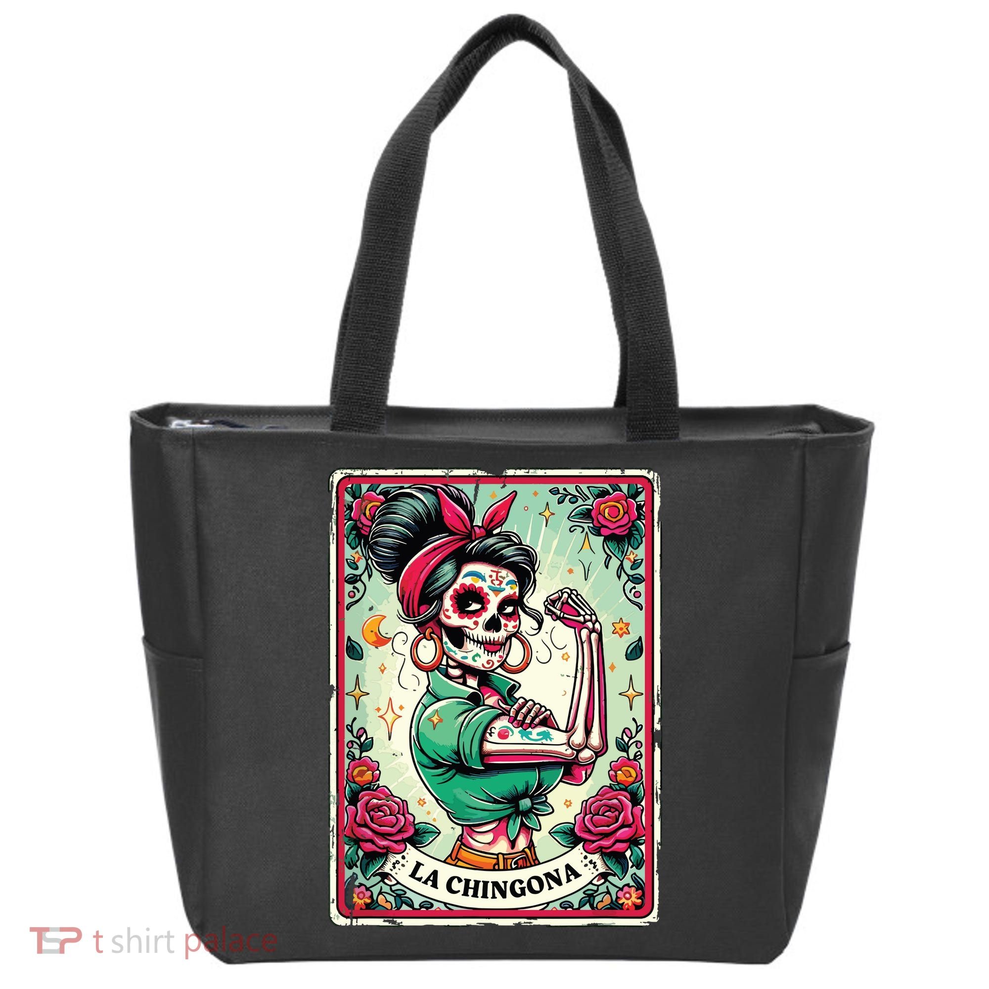 La Chingona Tarot Card Funny Spanish Slang Boss Latina Power Tote Bag