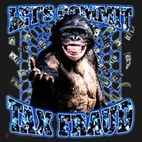 Lets Commit Tax Fraud Vintage Bootleg Rap 90s Monkey T-Shirt thumb 7