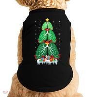 Lung Christmas Tree Respiratory Therapy Xmas Therapist Shirt Doggie Tank thumb 0