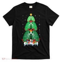 Lung Christmas Tree Respiratory Therapy Xmas Therapist Shirt T-Shirt thumb 0