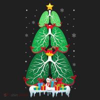 Lung Christmas Tree Respiratory Therapy Xmas Therapist Shirt Tumbler thumb 3