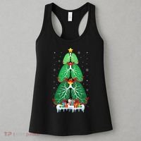 Lung Christmas Tree Respiratory Therapy Xmas Therapist Shirt Women's Tank Top thumb 3