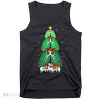 Lung Christmas Tree Respiratory Therapy Xmas Therapist Shirt Tank Top thumb 0