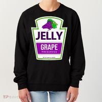 Lazy Costume Tees Grape Jelly Jar For Halloween Women's Sweatshirt thumb 0