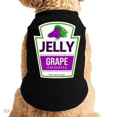 Lazy Costume Tees Grape Jelly Jar For Halloween Doggie Tank