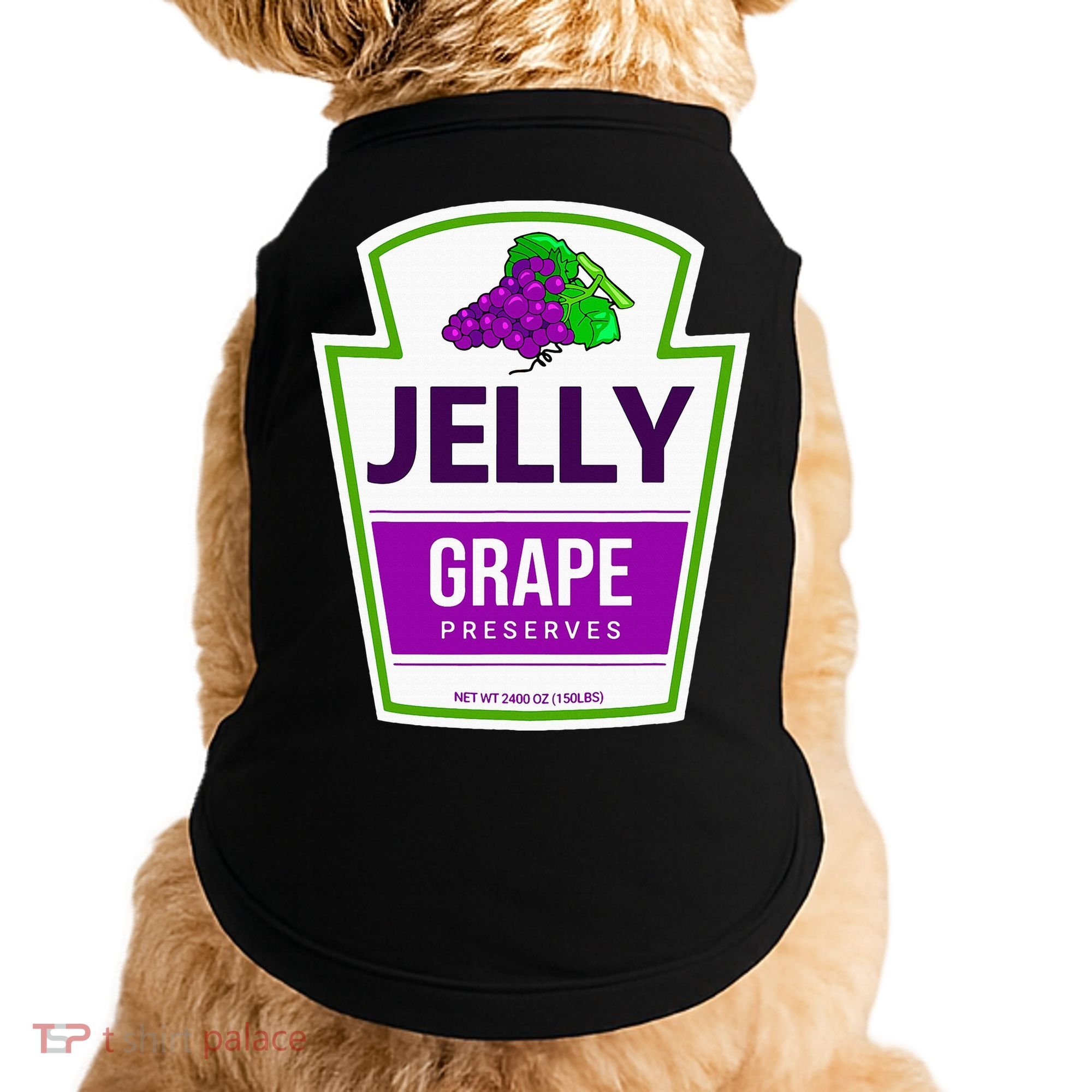 Lazy Costume Tees Grape Jelly Jar For Halloween Doggie Tank