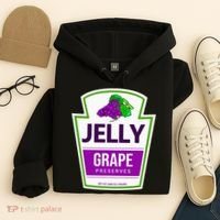Lazy Costume Tees Grape Jelly Jar For Halloween Hoodie thumb 4