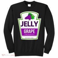 Lazy Costume Tees Grape Jelly Jar For Halloween Sweatshirt thumb 0